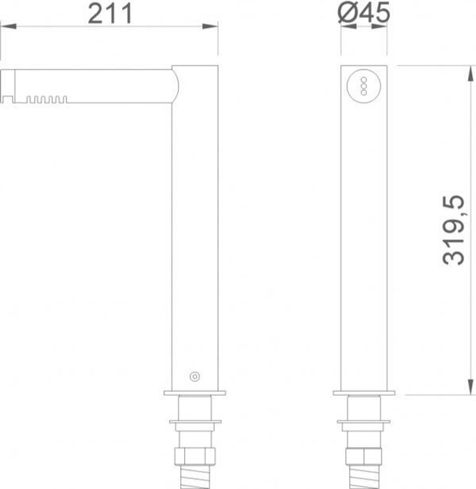 Сушилка сенсорная 800 W латунь AIRTAP 01910.B глянцевый