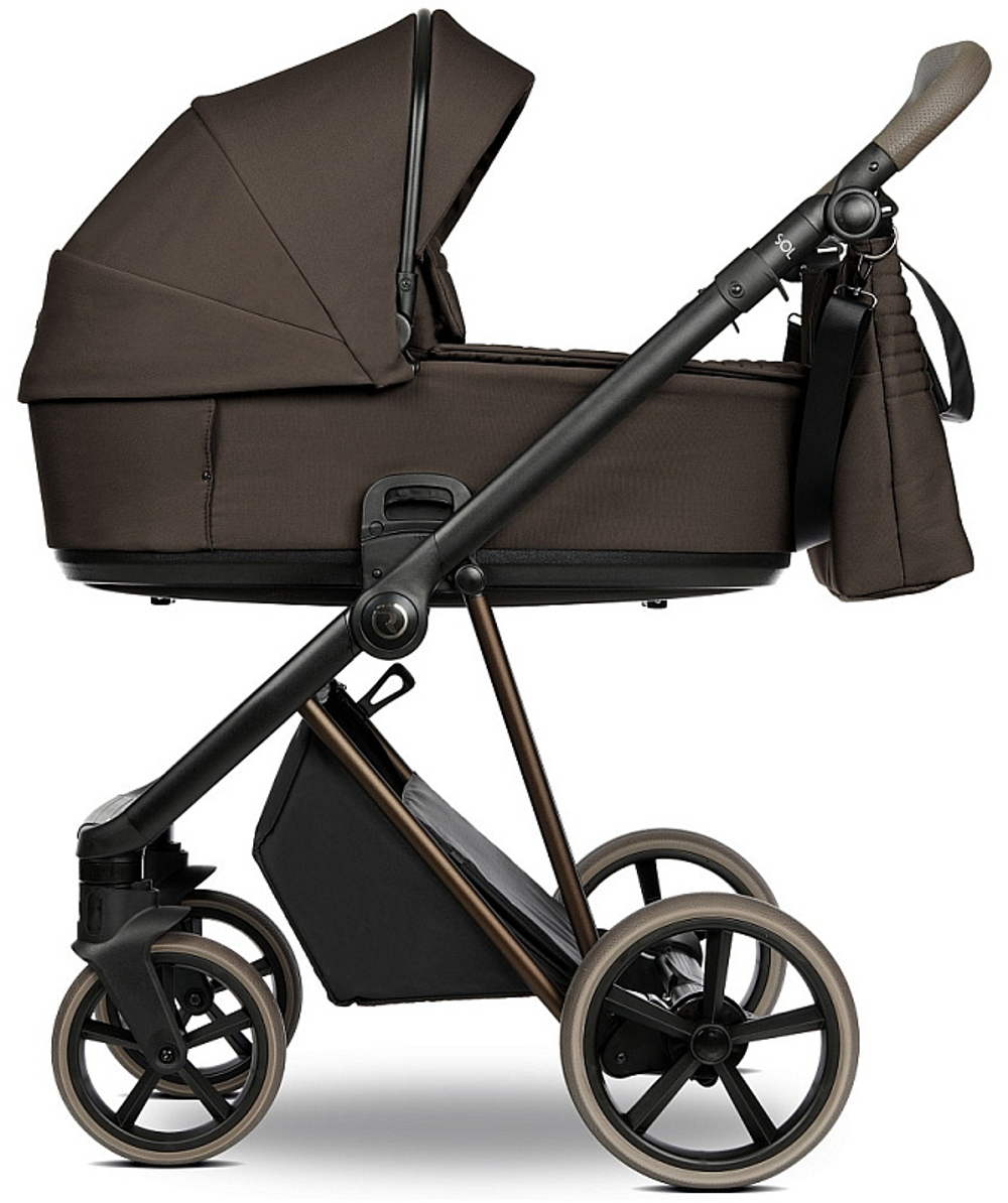 Коляска 2 в 1 Roan Sol Luxury Vintage 2.0 Turkish Coffe
