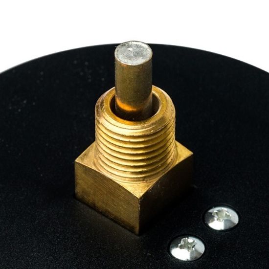 Термоманометр аксиальный Stout 1/2", 6 бар, +120°С, 80 мм с запорным клапаном (SIM-0005-800615)