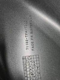 Юбка переднего бампера Honda CR-V 4 (2014-2018)