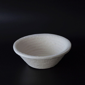 Круглая корзинка из целлюлозы до 750 г с рисунком