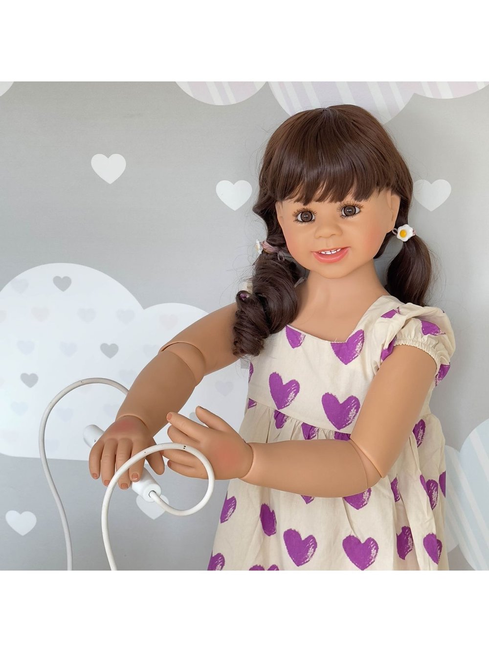 Кукла Реборн ростовая 120см в пакете (FA-438)