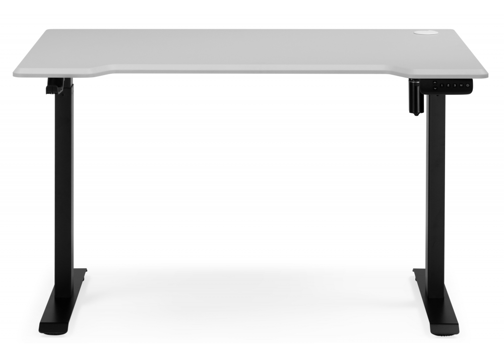 Компьютерный стол Woodville Маркос 120х75 тауп, черный, ножки черные