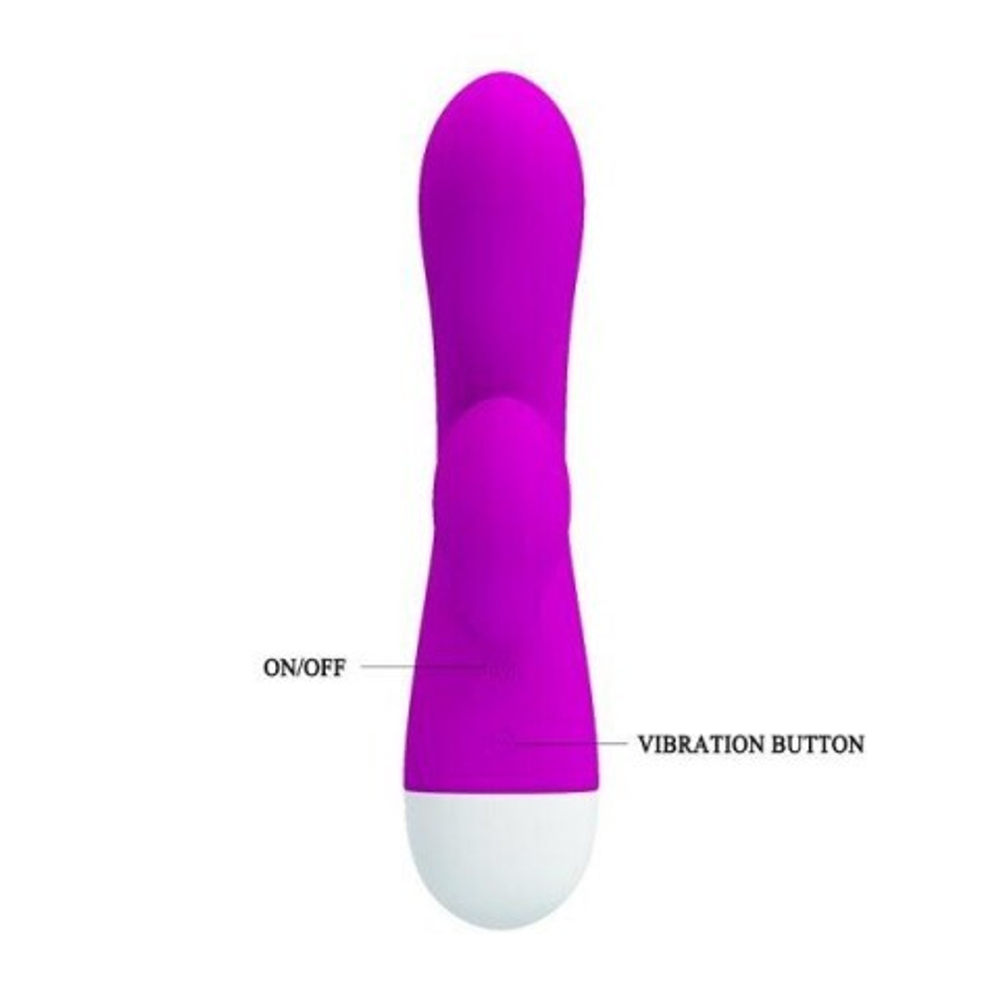 Вибратор с стимулятором клитора Eli