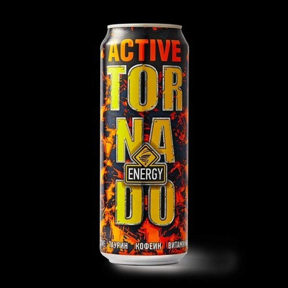 Напиток энергетический Tornado Active, 450 мл ж/б