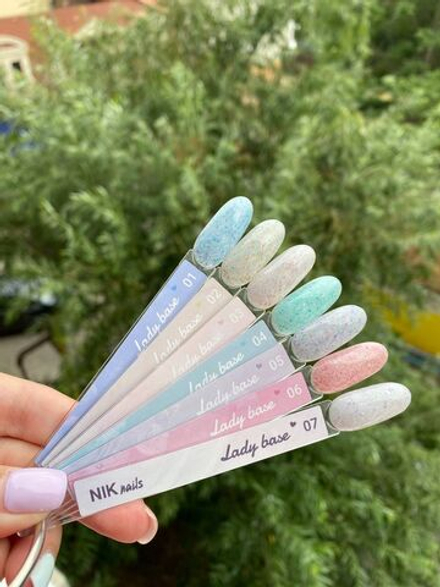 Камуфлирующая база Nik Nails Rubber Base Lady №02 8 g