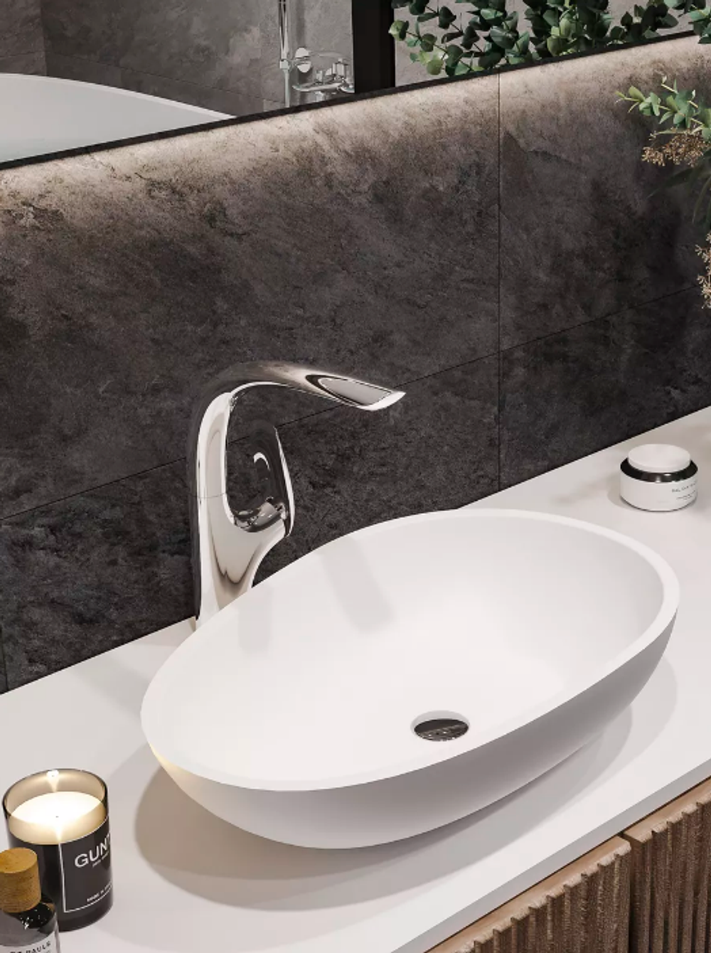 Смеситель для кухни с высоким изливом CULTO LOFT KI03LFT однорычажный.
