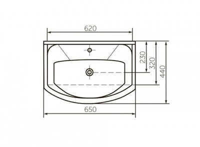Раковина ROSA ЭЛЕГАНС 65