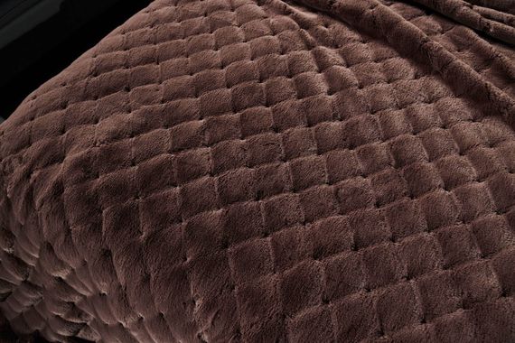 Бернард (шоколад) Покрывало 160х220