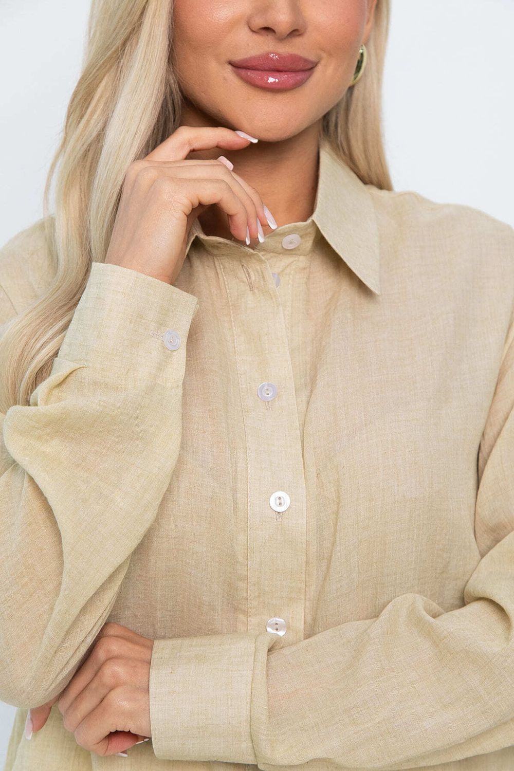 Рубашка Воздушное настроение (бежевая) Б13828-7М LT Collection