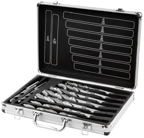 Набор спиральных свёрл Optimum МК3 14-30 мм (9 шт.)