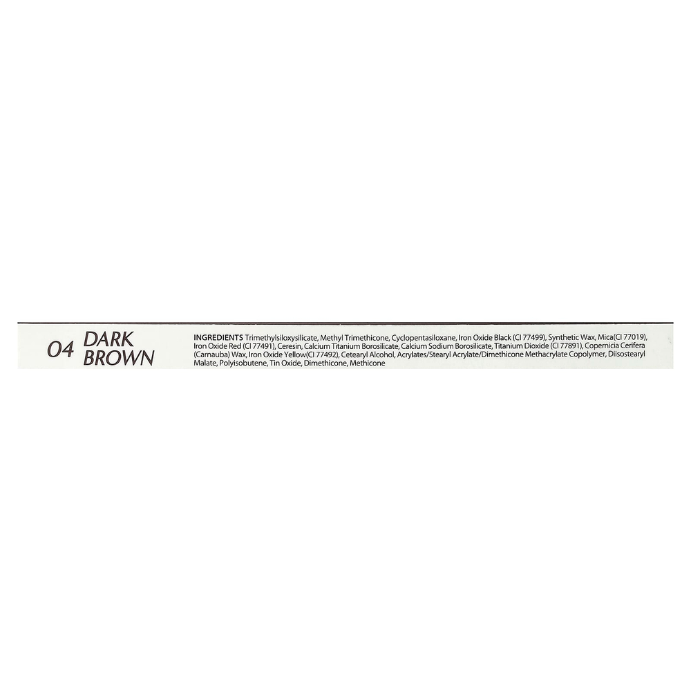 Clio, Sharp, водостойкая подводка для карандашей So Simple, 04 темно-коричневый, 0,14 г (0,004 унции)