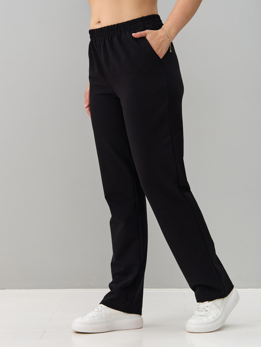 Костюм с брюками КБ-184/зебра-бежчерная