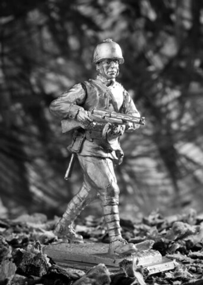 Оловянный солдатик Рядовой в стальном нагруднике