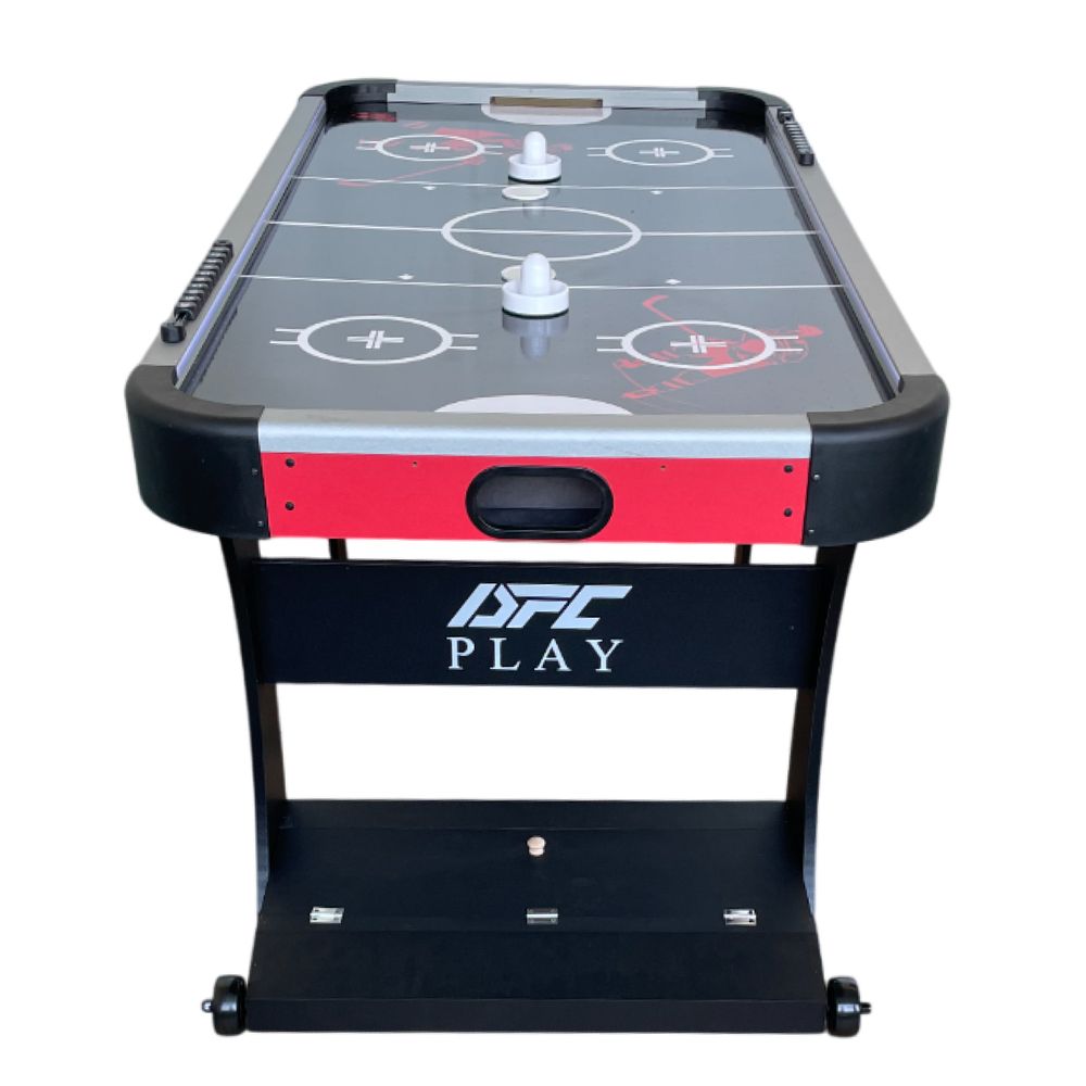 Игровой стол - аэрохоккей DFC IRIS 153 х 76 см, с подсветкой, складной