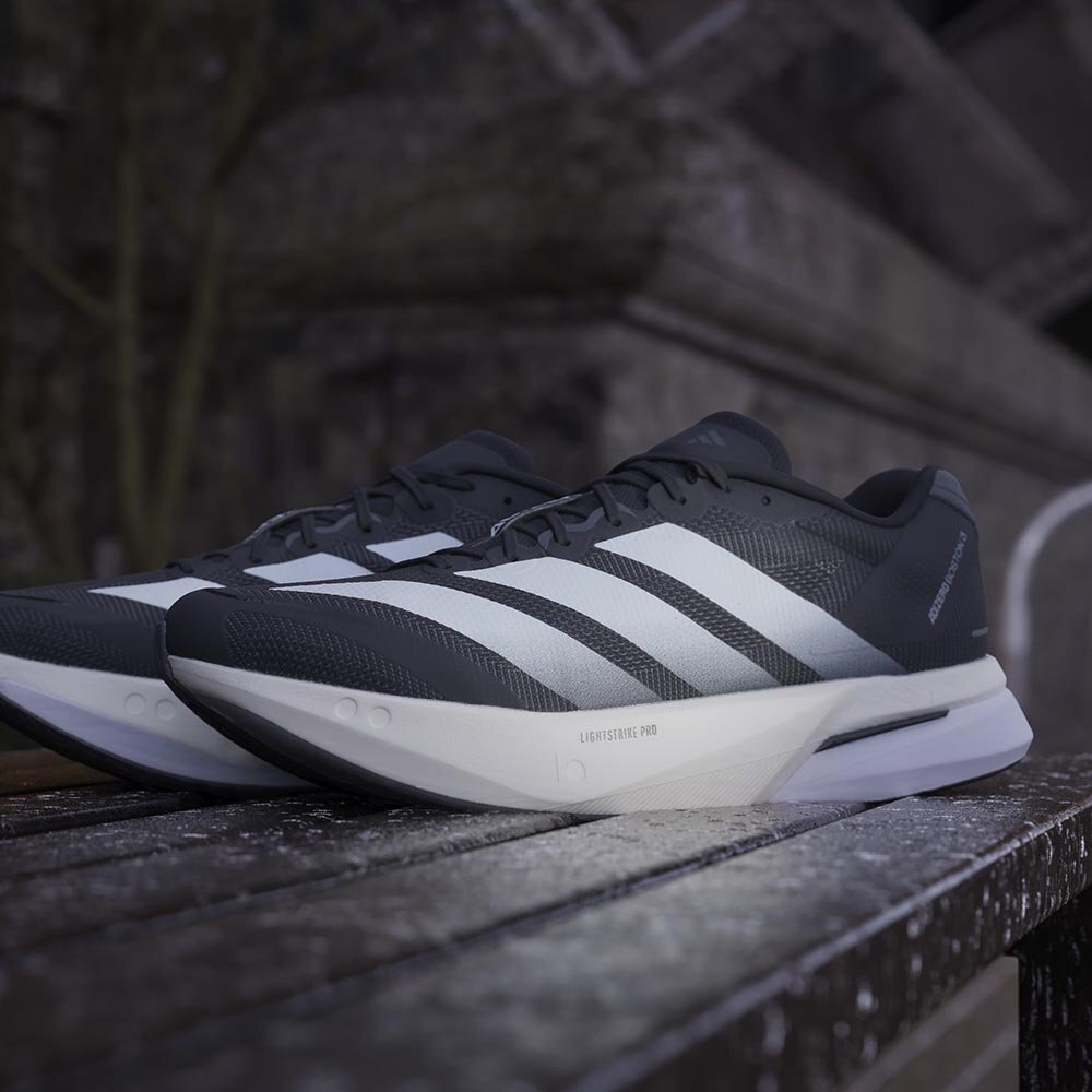 Кроссовки для бега мужские adidas Adizero Boston 13 M Черно-Белый