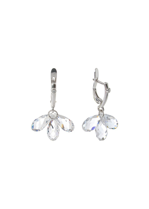 "Жу-Жу" серьги в серебряном покрытии из коллекции "Десерт" от Jenavi с английским замком