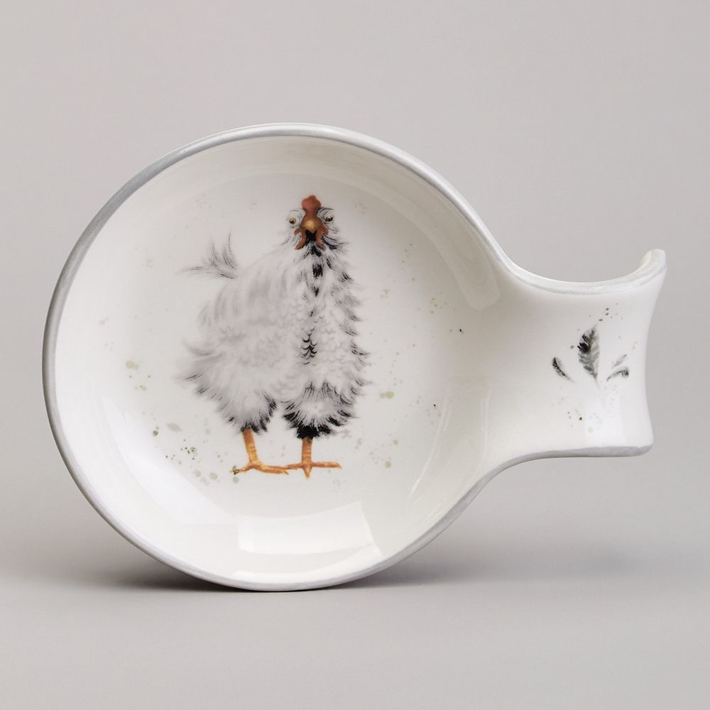 ПОДСТАВКА ПОД ЛОЖКУ LEFARD "FUNNY HENS" 15*11,5*2,5 СМ (КОР=48ШТ.)