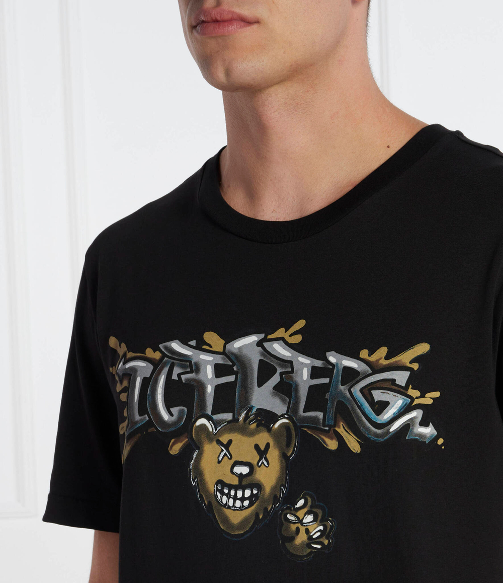 Футболка Iceberg - черный(242 I1P F02G 6306)