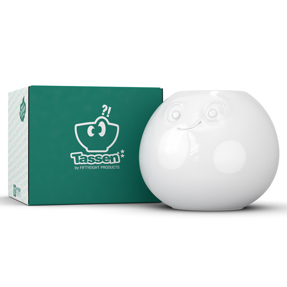 Ваза amused, 16,5 см, белая