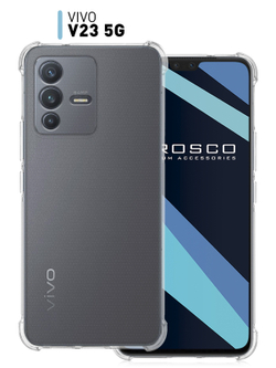 Чехол ROSCO для Vivo V23 оптом (арт. VV-V23-HARD-TPU-TRANSPARENT)