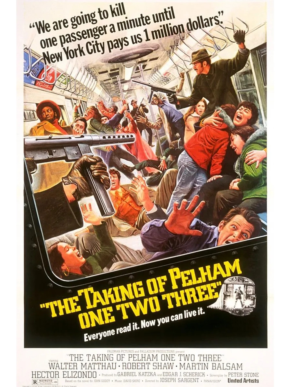 Захват поезда Пелэм 1 2 3 (1974) (DVD-R)