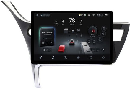 Магнитола для Toyota Corolla E180 2016-2018 - Teyes CC4-PRO монитор 13" 2K QLED на Android 13, Snapdragon 778G, 8+128, AI, CarPlay, DSP, 4G SIM-слот