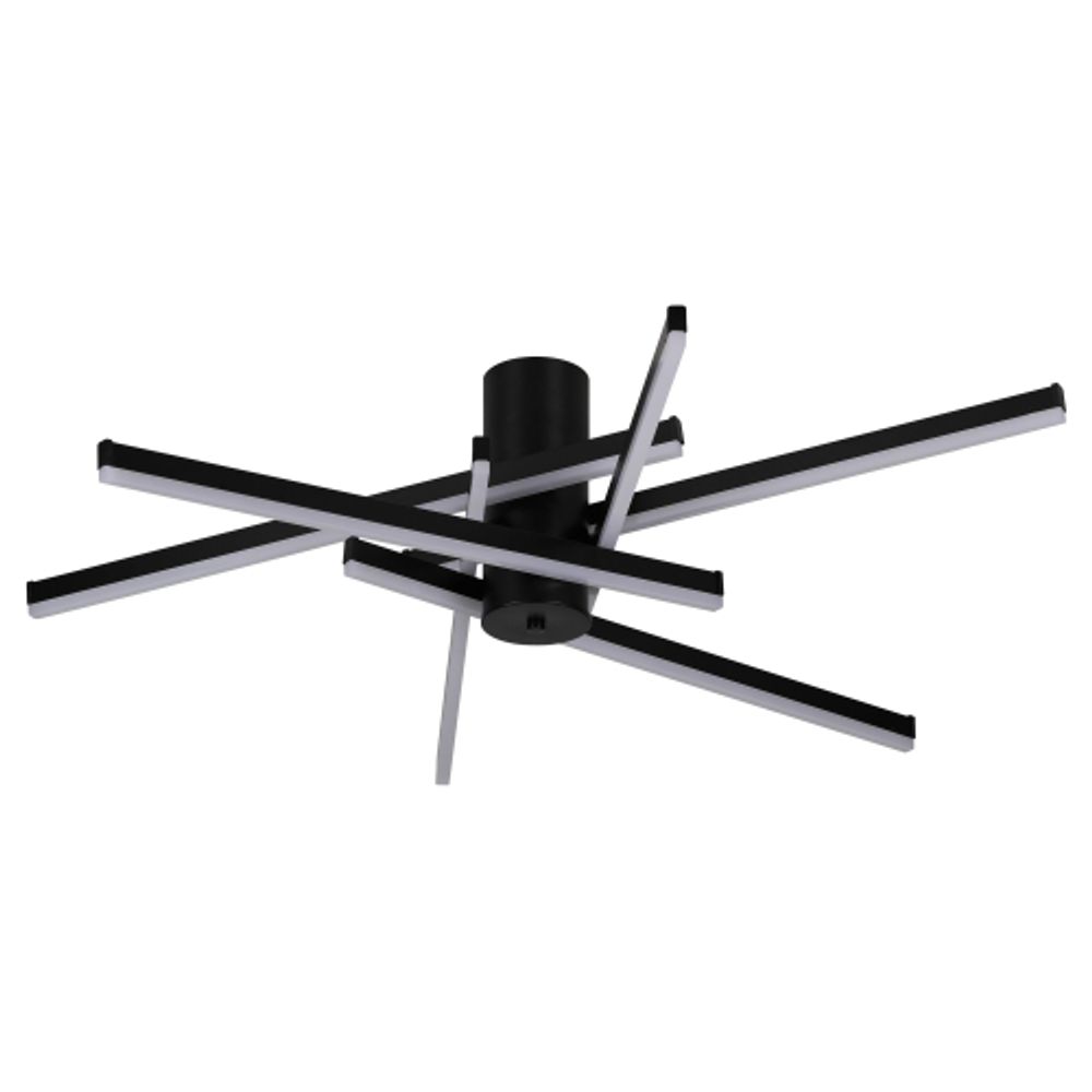 Светильник потолочный светодиодный Rivoli Violet 6180-201 LED 90Вт 3000-6000К чёрный с пультом | Rivoli