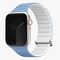 Ремень силиконовый Uniq REVIX EVO для Apple Watch 41/40/38MM синий/белый (POWDER BLUE/WHITE) 41MM-REVEPBLUWHT
