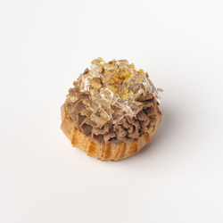 Профитроли с паштетом из печ.цыпленка и желе из просеко 16 шт