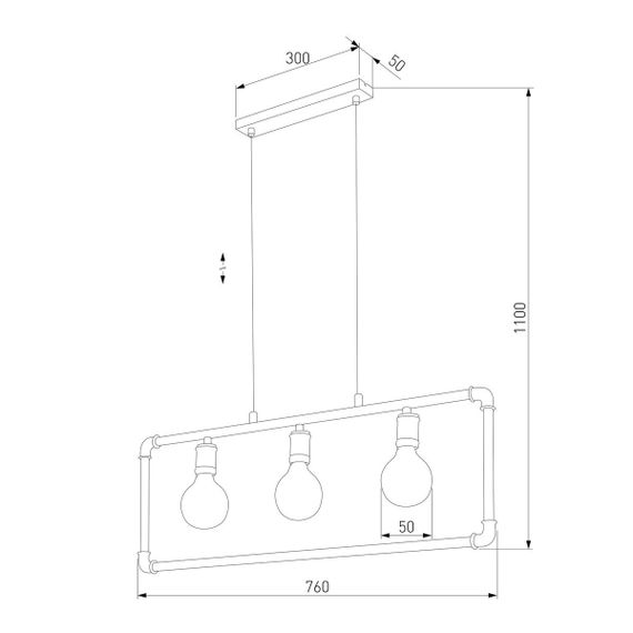 Подвесная люстра TK Lighting 4146 Hydria