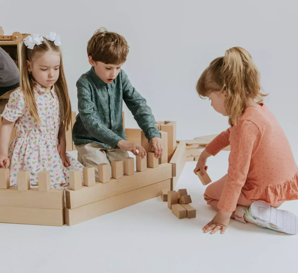 Конструктор Дидактический из дерева