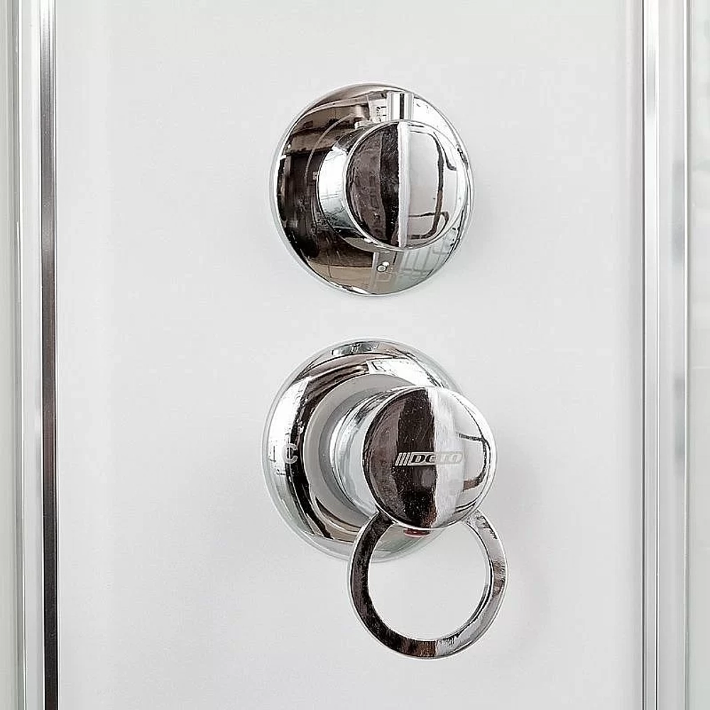 Душевая кабина DTO ЕМ4590 LED 90х90