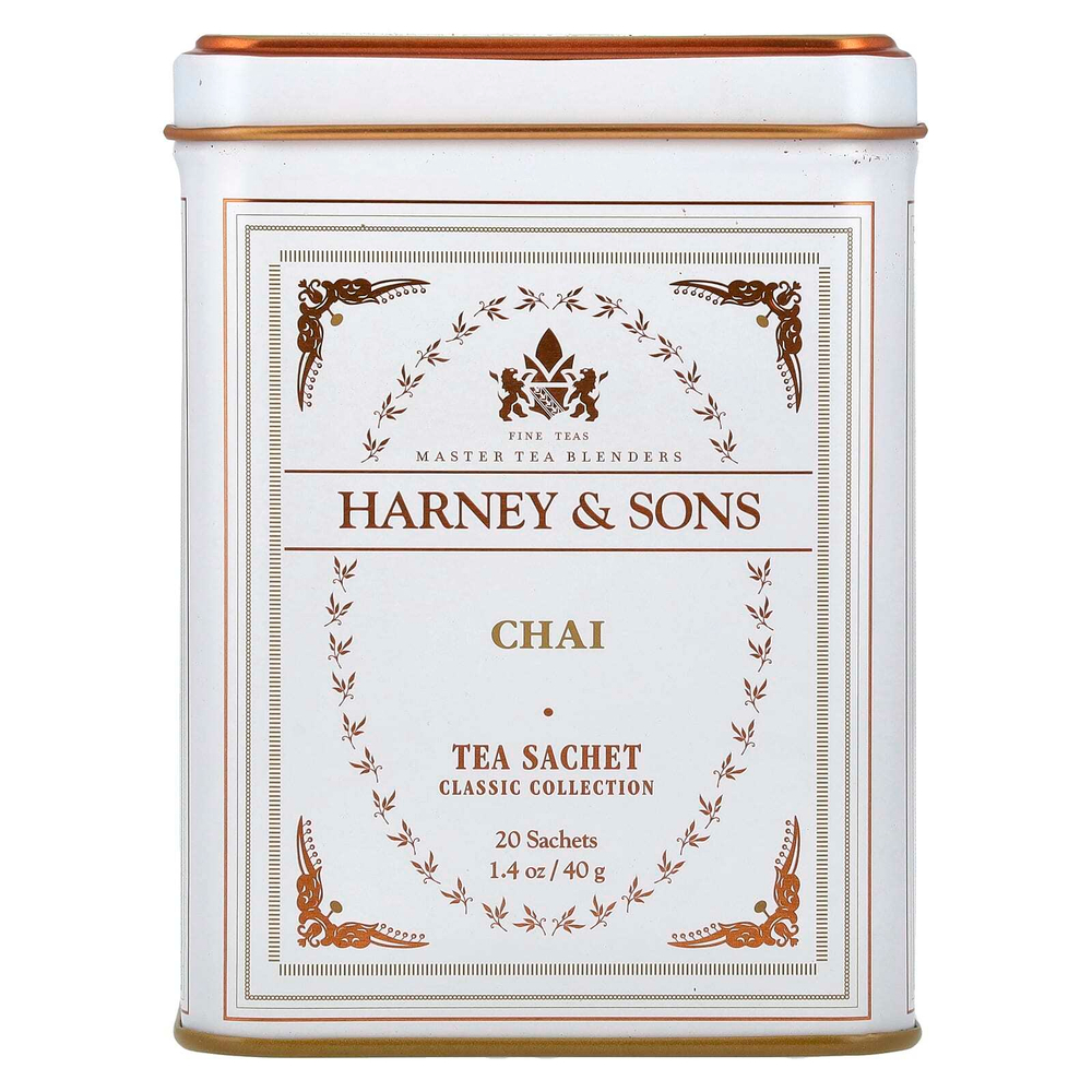 Harney & Sons, Classic Collection, чай с чаем, 20 пакетиков, 40 г (1,4 унции)