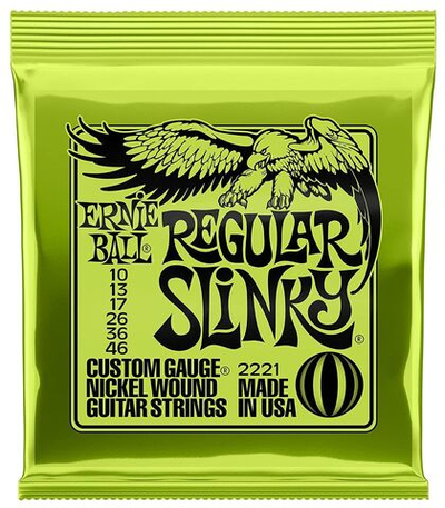 Струны для электрогитары Ernie Ball 2221 Regular Slinky