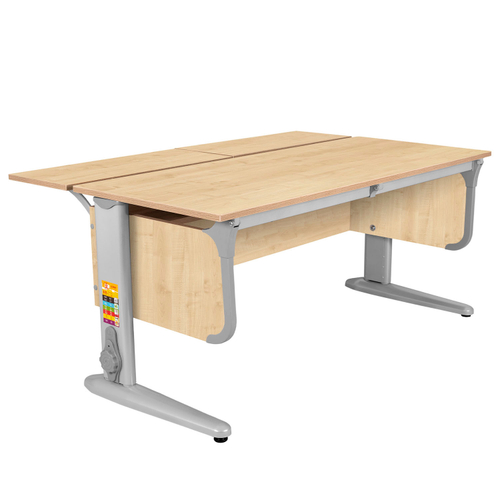 Растущая парта Дэми с задней полкой СУТ 49-01 (1200×770 мм)