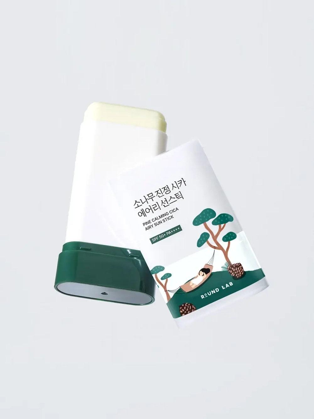 Round Lab Солнцезащитный стик с сосной и центеллой для проблемной кожи Pine Calming Cica Airy Sunstick 19 гр