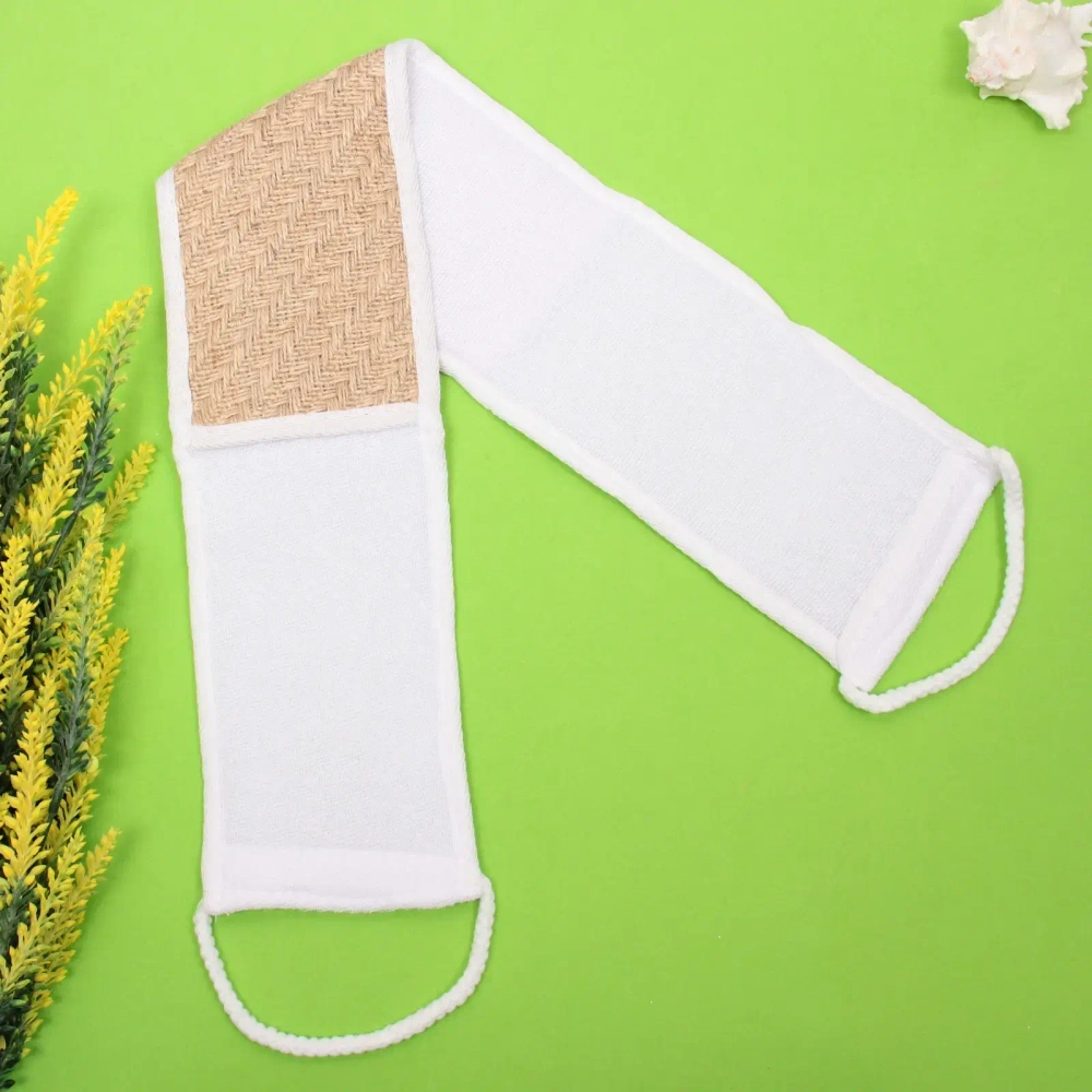 Мочалка для тела «ULTRAMARIN TORONTO», комбинированная, цвет белый, 70*11см