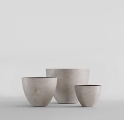 Кашпо, коллекция Concrete, форма UPON