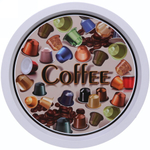 Поднос жестяной «Coffee» 32см