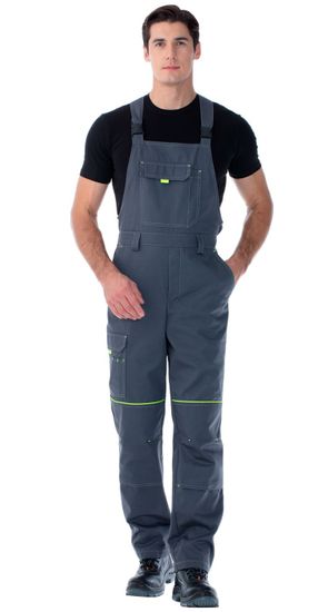 Полукомбинезон "Подряд" (т.серый)