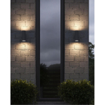 Уличный настенный светильник Arte Lamp MISTERO A3302AL-2GY