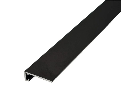 Микроплинтус НЕПЛИНТУС AL16X5-03 Чёрный матовый 16х6х1900мм