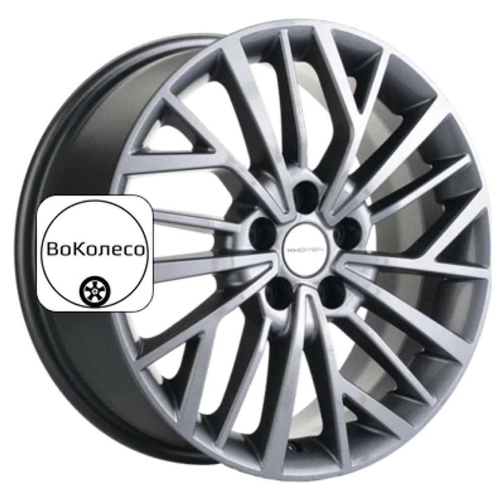 7x17/5x114,3 ET50 D67,1 KHW1717 (Seltos/Soul/Sonata) Gray Khomen Wheels
