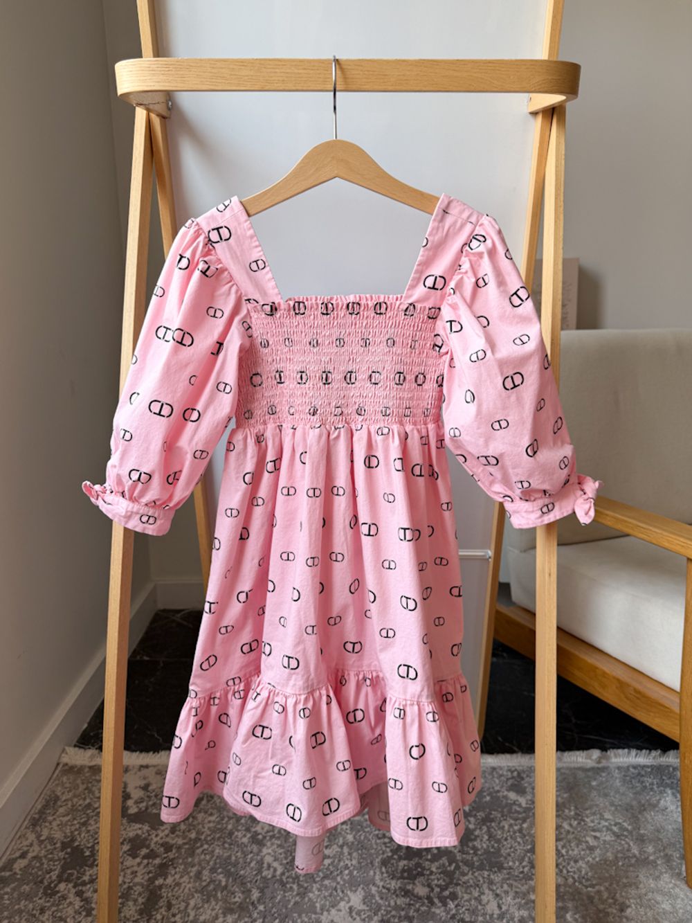 Хлопковое платье Twinset, 128