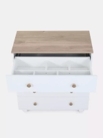 Комод RANT "ELSA PRO" с органайзером 80 см. 4 ящика (арт.125) Cloud White