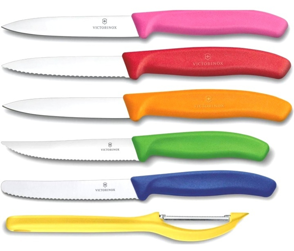Набор ножей Victorinox стальной, ассорти подар.коробка