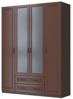 Кантри Шкаф ШР-4 2 зеркало