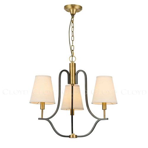 Люстра Cloyd HEEKS C3 / Ø56 см - латунь/черн. (арт.12357)