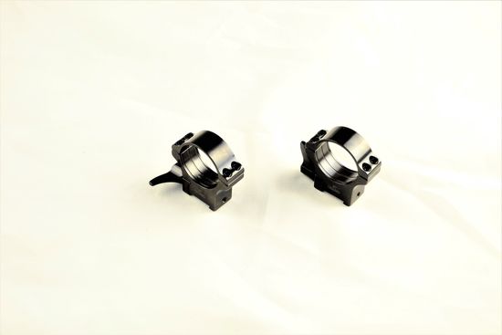 Быстросъемные кольца Rusan Prism 16,5мм (CZ527) на 30мм H12 рычажные (011-16,5-30-12-R)